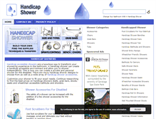 Tablet Screenshot of handicapshower.info